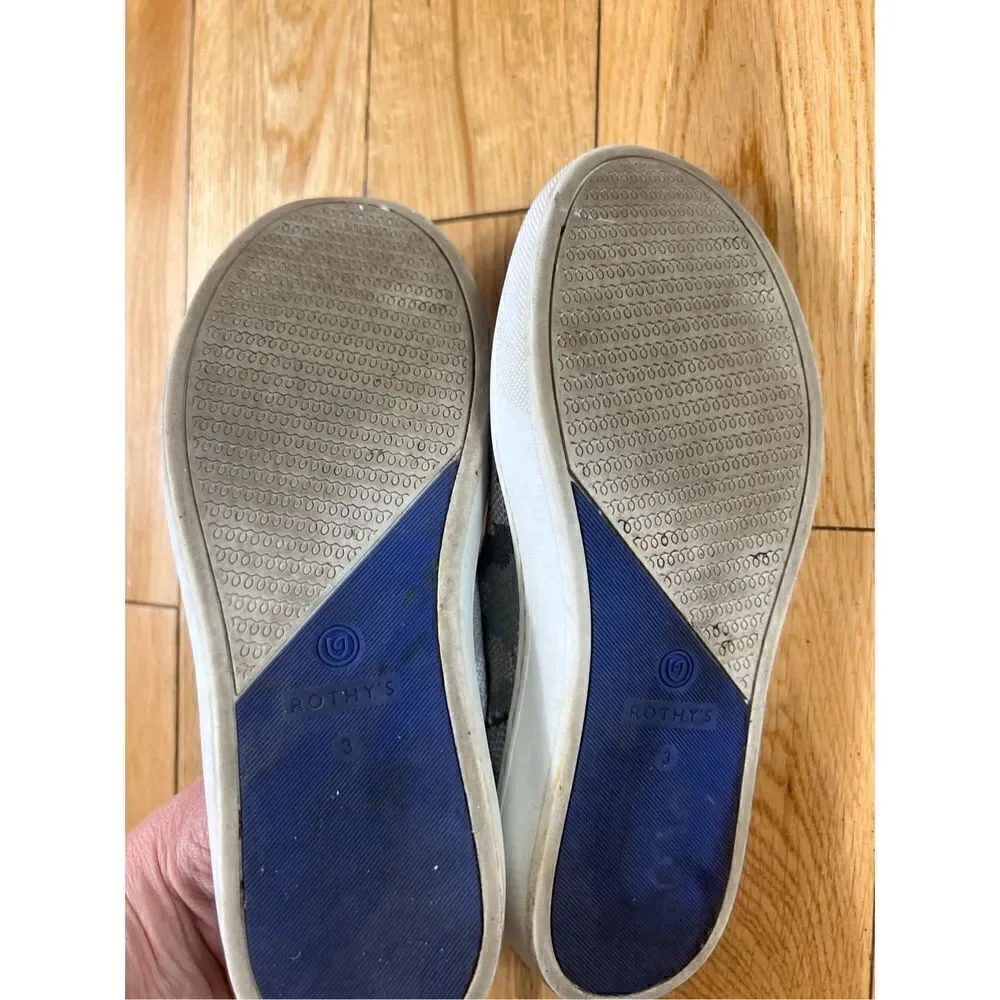 Rothy’s Childs Camo Shoes Size 3